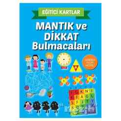 Mantık ve Dikkat Bulmacaları - Eğitici Kartlar - Thumbnail