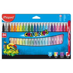 Maped Color’Peps Jungle Keçeli Kalem 24 Renk 845422 - Thumbnail