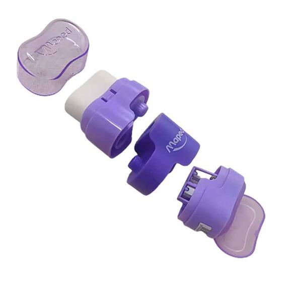 Maped Kalemtraş Connect Çift Delikli Silgili Pastel 49231