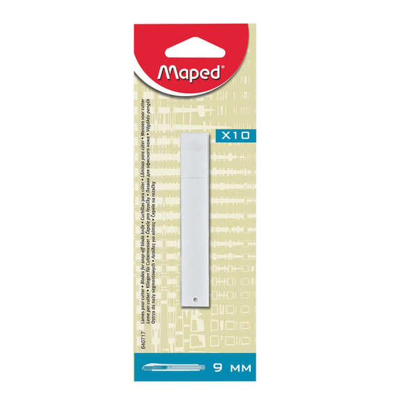 Maped Maket Bıçağı Yedeği 10’lu 9 mm 640717