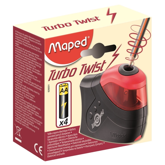 Maped Turbo Twist Pilli Kalemtıraş 026031