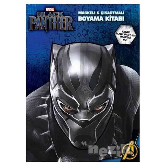 Marvel Black Panther Maskeli ve Çıkartmalı Boyama Kitabı