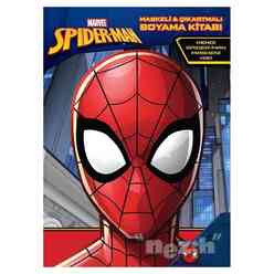 Beta Kids - Marvel Spider-Man Maskeli ve Çıkartmalı Boyama Kitabı