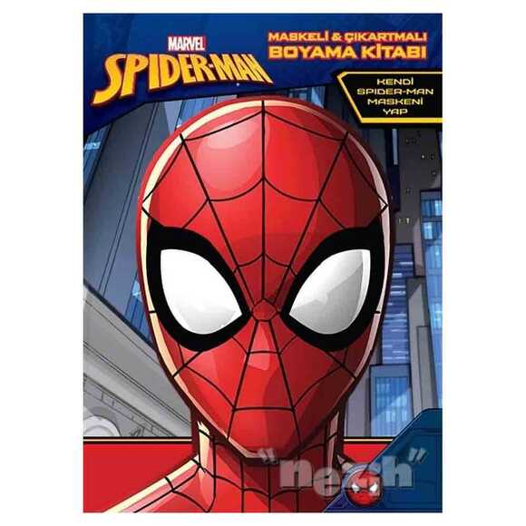Marvel Spider-Man Maskeli ve Çıkartmalı Boyama Kitabı