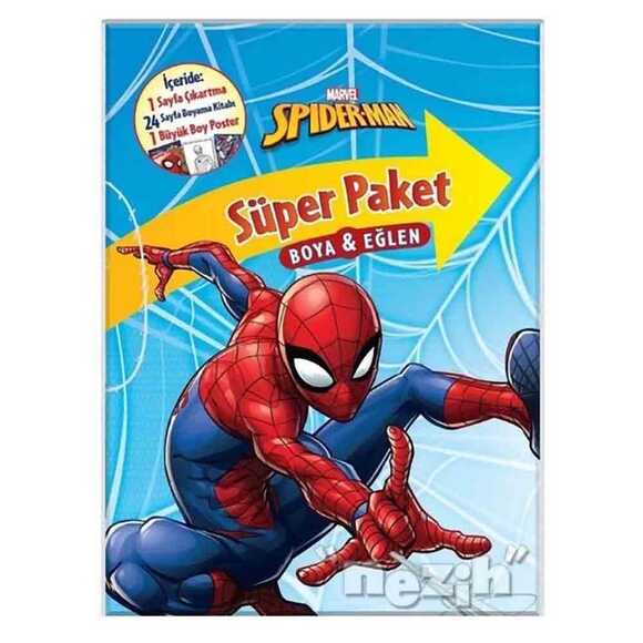 Marvel Spider-Man Süper Paket Boya ve Eğlen