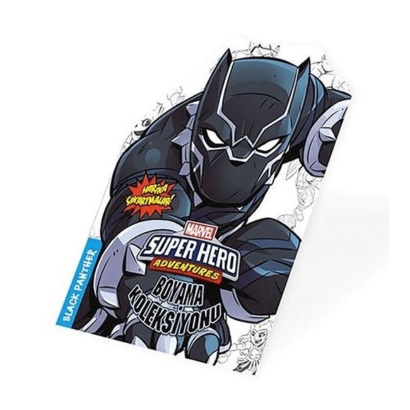 Marvel Super Hero Adventures Boyama Koleksiyonu Black Panther