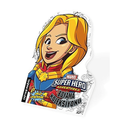 Marvel Super Hero Adventures Boyama Koleksiyonu Captain Marvel - Thumbnail