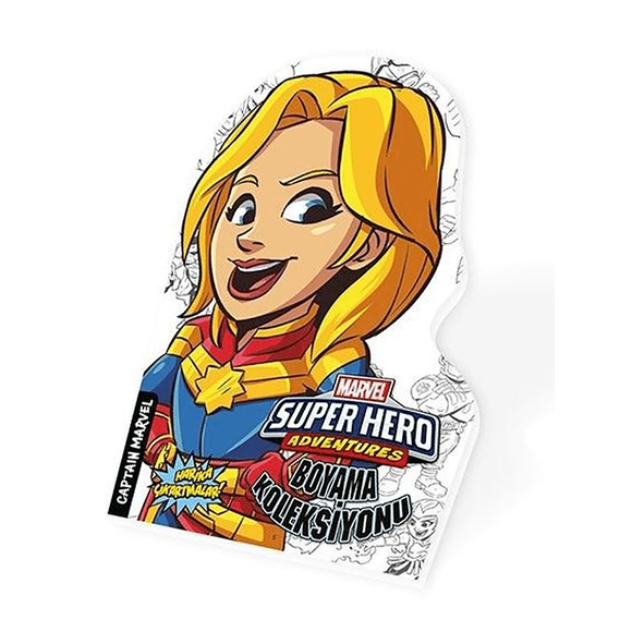 Marvel Super Hero Adventures Boyama Koleksiyonu Captain Marvel