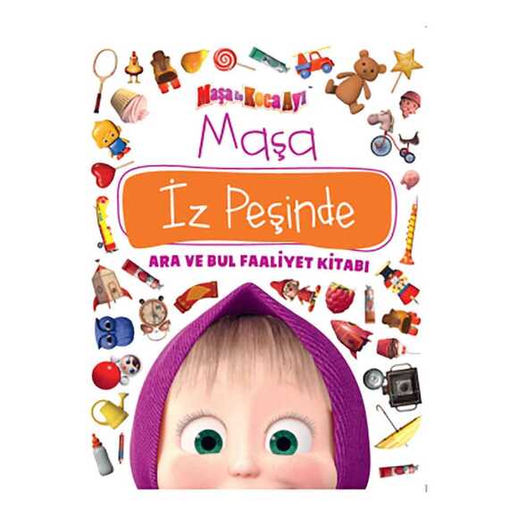 Maşa İle Koca Ayı İz Peşinde Arabul Faaliyet Kitabı