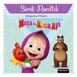 Maşa İle Koca Ayı - Simli Parıltılı Boyama Kitabı - Thumbnail