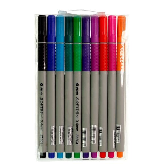 Masis Softpen Fineliner 10Lu Kt S5304-10C