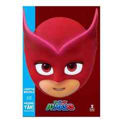 Maskeni Tak Pjmasks Baykuş Kız Boyama Kitabı - Thumbnail