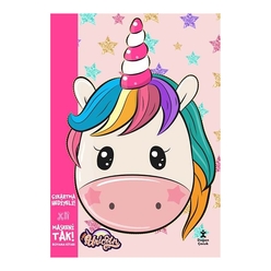 Doğan Egmont - Maskeni Tak Unicorn Boyama Kitabı