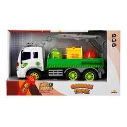 Maxx Wheels 1/16 Geri Dönüşüm Kamyonları Sesli Ve Işıklı S00013078 - Thumbnail