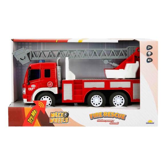 Maxx Wheels 1/16 İtfaiye Araçları Sesli Ve Işıklı S00012956
