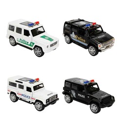 Maxx Wheels 1:43 Çek Bırak Işıklı Polis Arabası S00002108 - Thumbnail