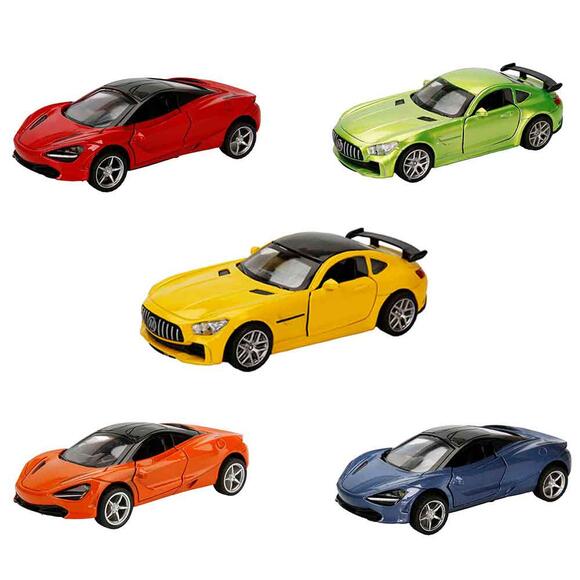 Maxx Wheels Sesli ve Işıklı Glow Çek Bırak Araba 1:32 S00003095