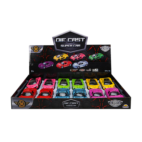 Maxx Wheels Spor Araba Sesli ve Işıklı 14 cm S00000885