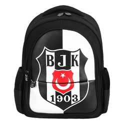 Me Çantam - Me Beşiktaş 1903 Logo Desenli Suni Deri Okul Çantası 25360 