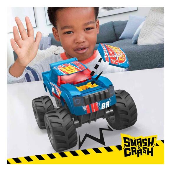 MEGA Blocks Hot Wheels Smash N Crash Monster Truck HMM49