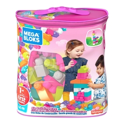 Mega Bloks 60’lı Blok Torbaları Mavi/Pembe CYP67 - Thumbnail