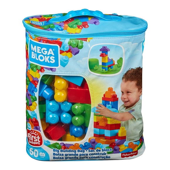 Mega Bloks 60’lı Blok Torbaları Mavi/Pembe CYP67