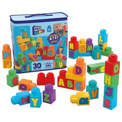 Mattel Mega Bloks - Mega Bloks Alfabeli Blok Çantası HRR60
