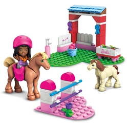 Mega Bloks Barbie Atçılık Seti HDJ84 - Thumbnail