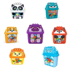 Mattel Mega Bloks - Mega Bloks Sevimli Hayvanlar Blok Kutusu (3 Asorti) GCT46