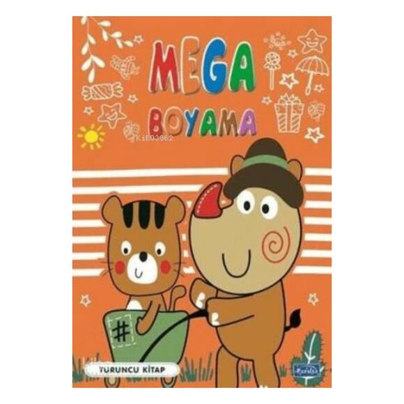 Mega Boyama Turuncu Kitap