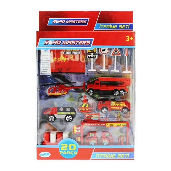 Mega Die Cast İtfaiye Seti 20 Parça P3105