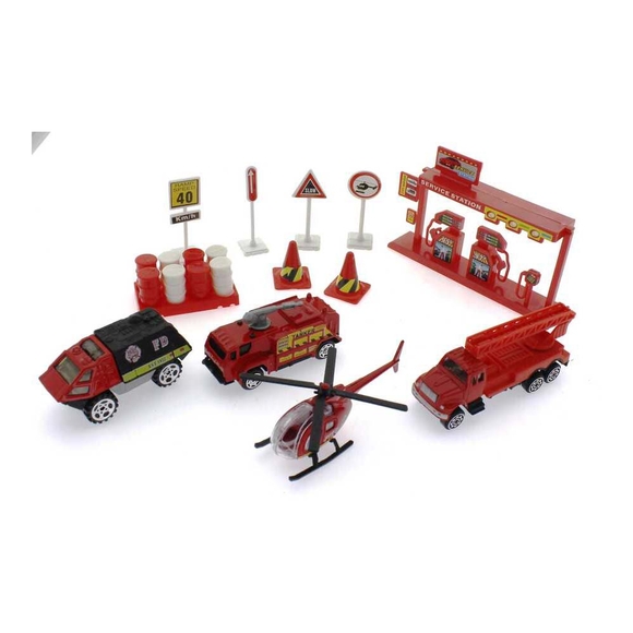 Mega Die Cast İtfaiye Seti 20 Parça P3105