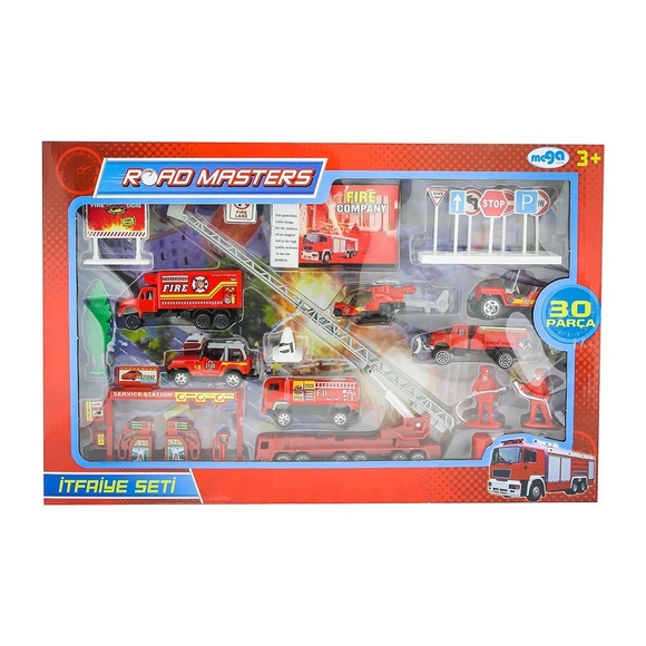 Mega Die Cast İtfaiye Seti 30 Parça P3106