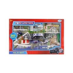 Mega Die Cast Polis Seti 30 Parça JP6106 - Thumbnail