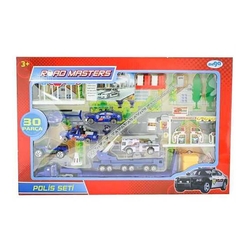 Mega Die Cast Polis Seti 30 Parça JP6106 - Thumbnail