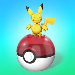 Mega Pokemon Poke Ball Pikachu GVK60 - Thumbnail