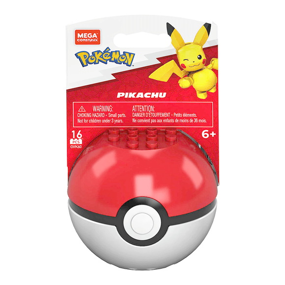 Mega Pokemon Poke Ball Pikachu GVK60