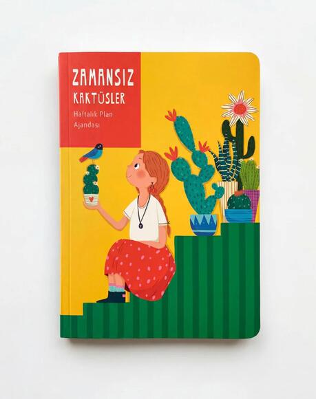 Melimelek Kaktüs Zamansız Ajanda 1 Mmk-015