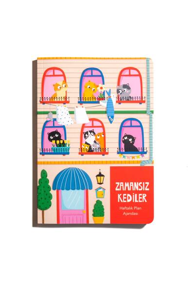 Melimelek Kediler Zamansız Ajanda 4 Tb-022