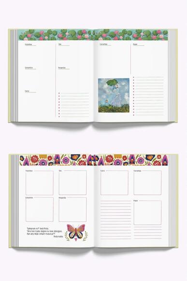 Melimelek Ressamlar Zamansız Ajanda Mmk-016