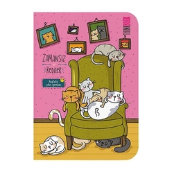 Thinkbook - Melimelek Zamansız Kedi Ajanda 15X21,5