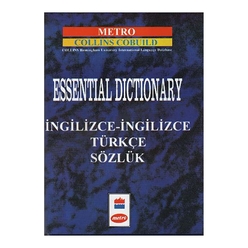 Metro Essentıal Dictionary İngilizce İngilizce Türkçe Sözlük Ciltli - Thumbnail