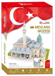 Neco 3D PUZZLE - Mevlana Türbesi 116 Parça 3D Puzzle MC186H