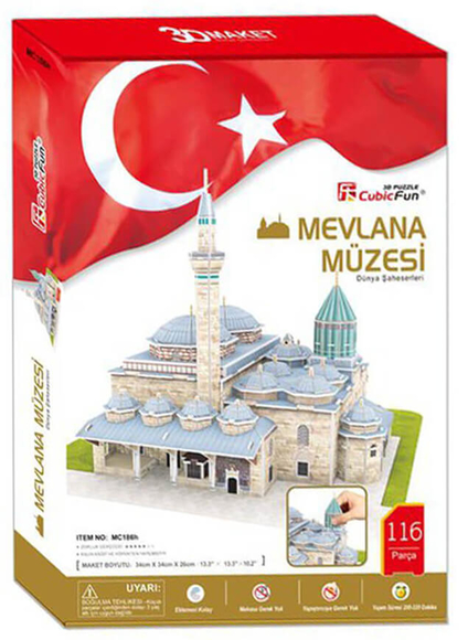 Mevlana Türbesi 116 Parça 3D Puzzle MC186H