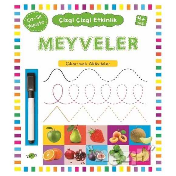 Meyveler 4 Yaş ve Üstü - Çizgi Çizgi Etkinlik