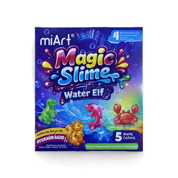 Miart Magic Slime 90 Ml x 5’Li Set - Orman Hayvanları Seti