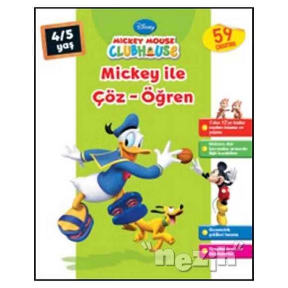 Mickey Mouse Clubhouse - Mickey ile Çöz - Öğren (4-5 Yaş)