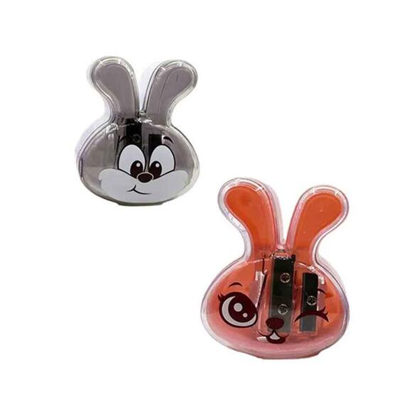 Mikro Bunny Çift Bıçaklı Kalemtıraş Mk-4055-24