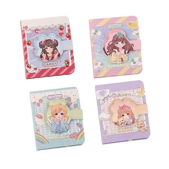 Mikro Minish Candy Girl Squishy Mini Not Defteri 128 Yaprak Mini-10