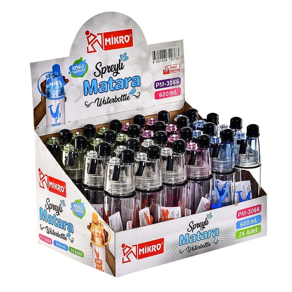 Püskürtmeli Matara 600ml PK-3066 